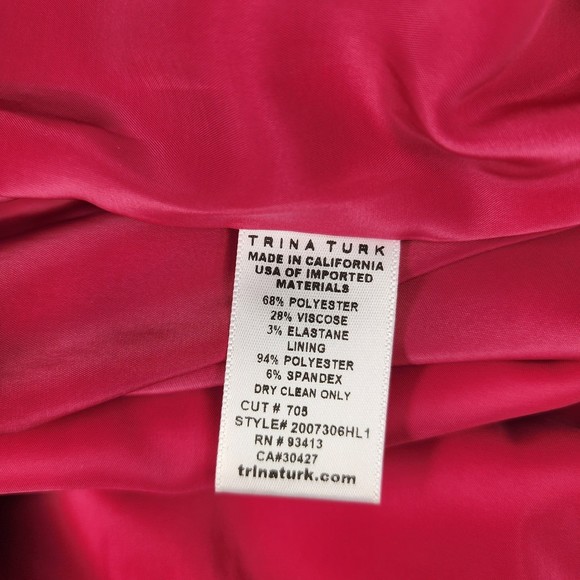 TRINA TURK FUCHSIA HEARTFELT DRESS - Picture 5 of 6